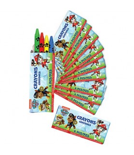 Paw Patrol 4 Pack Crayons / Favors (12ct)