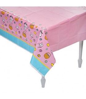 Peanuts Snoopy Easter Plastic Table Cover (1ct)