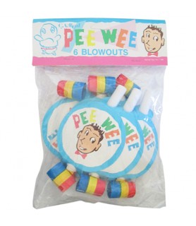 Pee-Wee's Playhouse Vintage 1987 Blowouts / Favors (6ct)