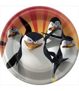 Penguins of Madagascar Small Paper Plates (8ct)