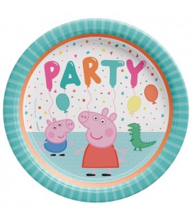 Peppa Pig 'Confetti Party' Large Paper Plates (8ct)