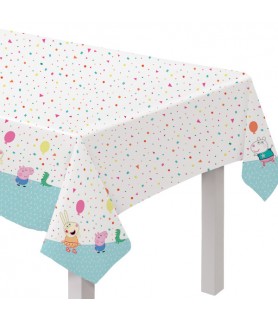 Peppa Pig 'Confetti Party' Plastic Tablecover (1ct)