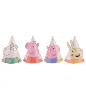 Peppa Pig 'Confetti Party' Mini Cone Hats (8ct)