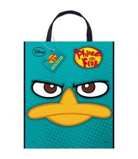 Phineas And Ferb Plastic Tote Bag (1ct)