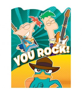 Phineas And Ferb 'Agent P' Thank You Note Set w/ Envelopes (8ct)