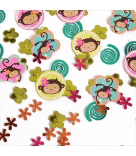 Pink Mod 'Monkey Love' Confetti Value Pack (3 types)