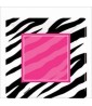 Zebra Stripes 'Pink and Black' Animal Print Small Paper Plates (8ct)