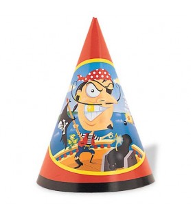 Pirate Party Cone Hats (8ct)