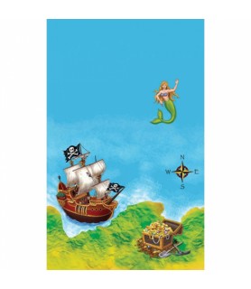 Pirate Party 'Buried Treasure' Plastic Table Cover (1ct)