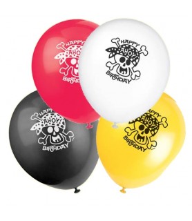 Pirate Party Latex Balloons (8ct)