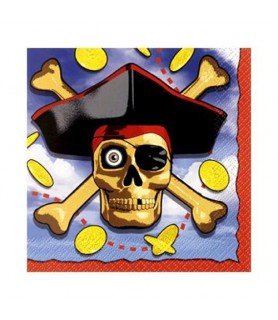 Pirate Bounty Small Napkins (16ct)