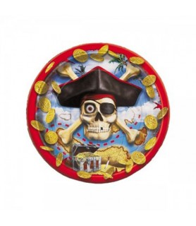 Pirate Bounty Small Paper Plates (8ct)