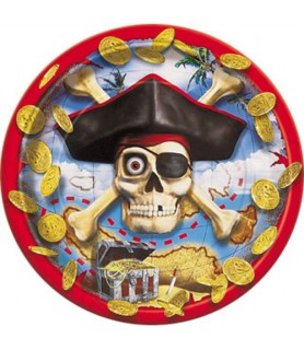 Pirate Bounty Large Paper Plates (8ct)