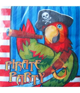 Pirate Party 'Parrot' Lunch Napkins (16ct)