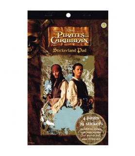 Pirates of the Caribbean Sticker Book (4 pages)