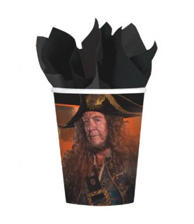 Pirates of the Caribbean 'Dead Men Tell No Tales' 9oz Paper Cups (8ct)