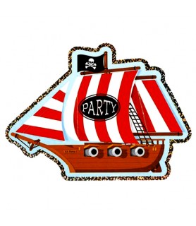 Pirate Party 'Jolly Roger' Invitations w/ Envelopes (8ct)