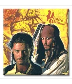 Pirates of the Caribbean 'Curse of the Black Pearl' Lunch Napkins (16ct)