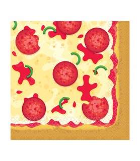 Happy Birthday 'Pizza Party' Lunch Napkins (16ct)