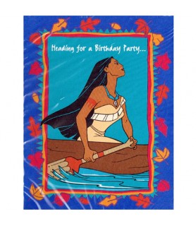 Pocahontas Vintage Invitations w/ Envelopes (8ct)