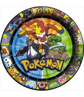 Pokemon 'Diamond and Pearl' Large Paper Plates (8ct)
