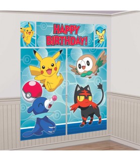 Pokemon 'Sun and Moon' Wall Poster Decorating Kit (5pc)