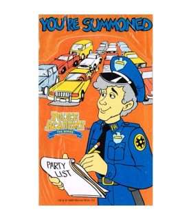 Police Academy Vintage 1989 'The Series' Invitations w/ Envelopes (8ct)