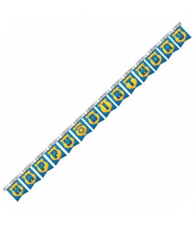 Happy Birthday 'Police Party' Banner (1ct)