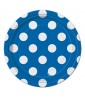 Blue Polka Dots Small Paper Plates (8ct)