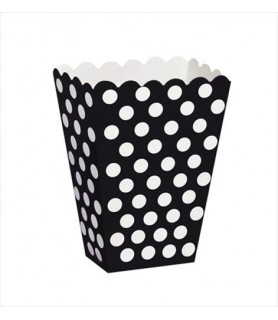 Black Polka Dots Favor Boxes (8ct)