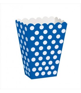 Blue Polka Dots Favor Boxes (8ct)