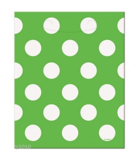 Green Polka Dots Favor Bags (8ct)