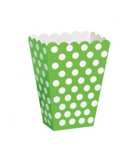 Green Polka Dots Favor Boxes (8ct)