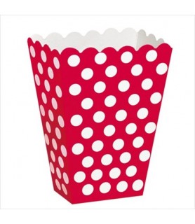 Red Polka Dots Favor Boxes (8ct)