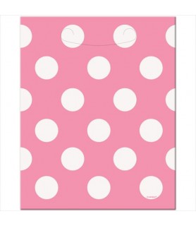 Hot Pink Polka Dots Favor Bags (8ct)