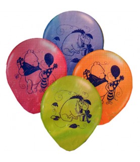 Winnie the Pooh Celebrating Latex Balloons (6ct)