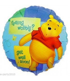 Winnie the Pooh 'Get Well Soon' Foil Mylar Balloon (1ct)