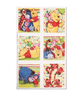 Winnie the Pooh and Pals Stickers (4 sheets)