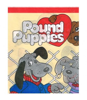 Pound Puppies Vintage 1986 Paper Table Cover (1ct)