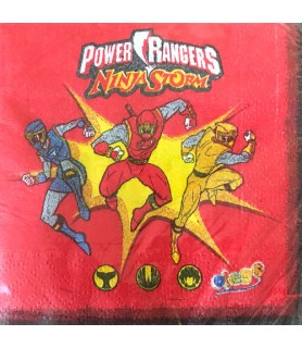 Power Rangers Vintage 2003 'Ninja Storm' Small Napkins (16ct)