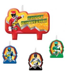 Power Rangers 'Dino Charge' Mini Candle Set (4pc)