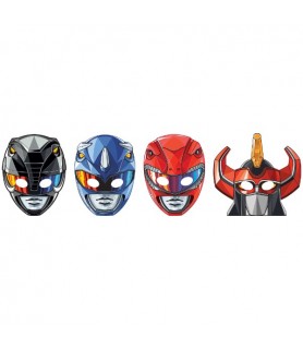 Power Rangers 'Classic' Paper Masks / Favors (4 designs; 8 count)
