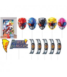 Power Rangers 'Classic' Paper Scene Setter with Photo Props (1ct)