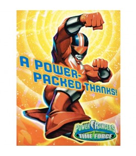 Power Rangers Vintage 2001 'Time Force' Thank You Notes w/ Envelopes (8ct)