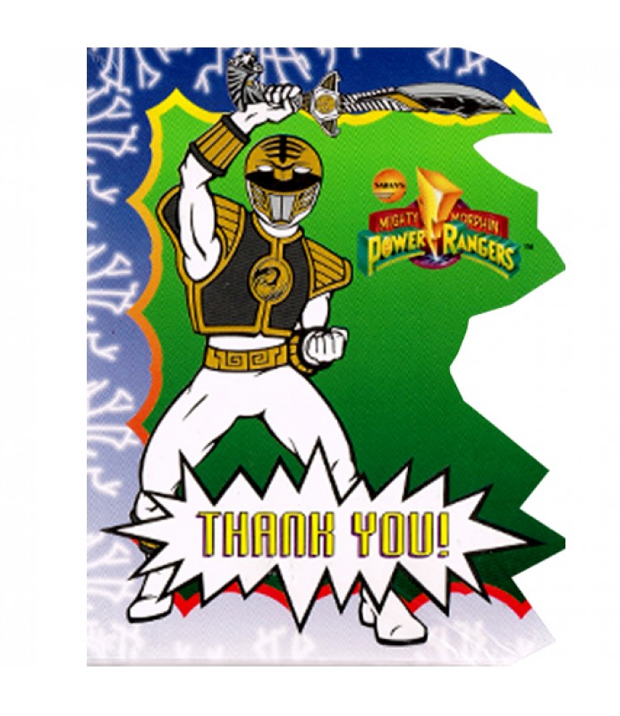 Power Rangers Vintage 1995 'Mighty Morphin' Thank You Notes w ...