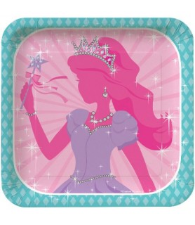 Princess Party Small Paper Plates (8ct)