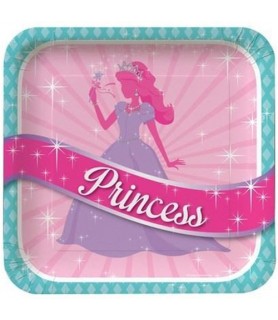Princess Party Large Paper Plates (8ct)