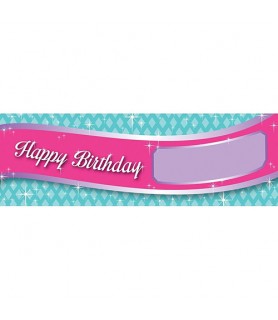 Princess Party Giant Customizable Banner (1ct)