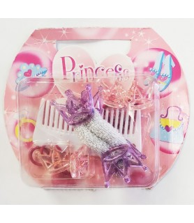 Princess Birthday 'Hair' Party Favors Pack (1ct; 7 pieces)