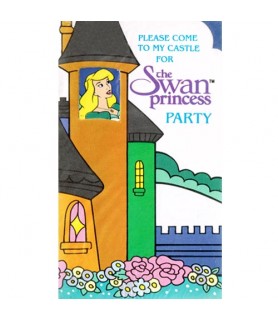 The Swan Princess Vintage 1994 Invitations w/ Envelopes (8ct) 